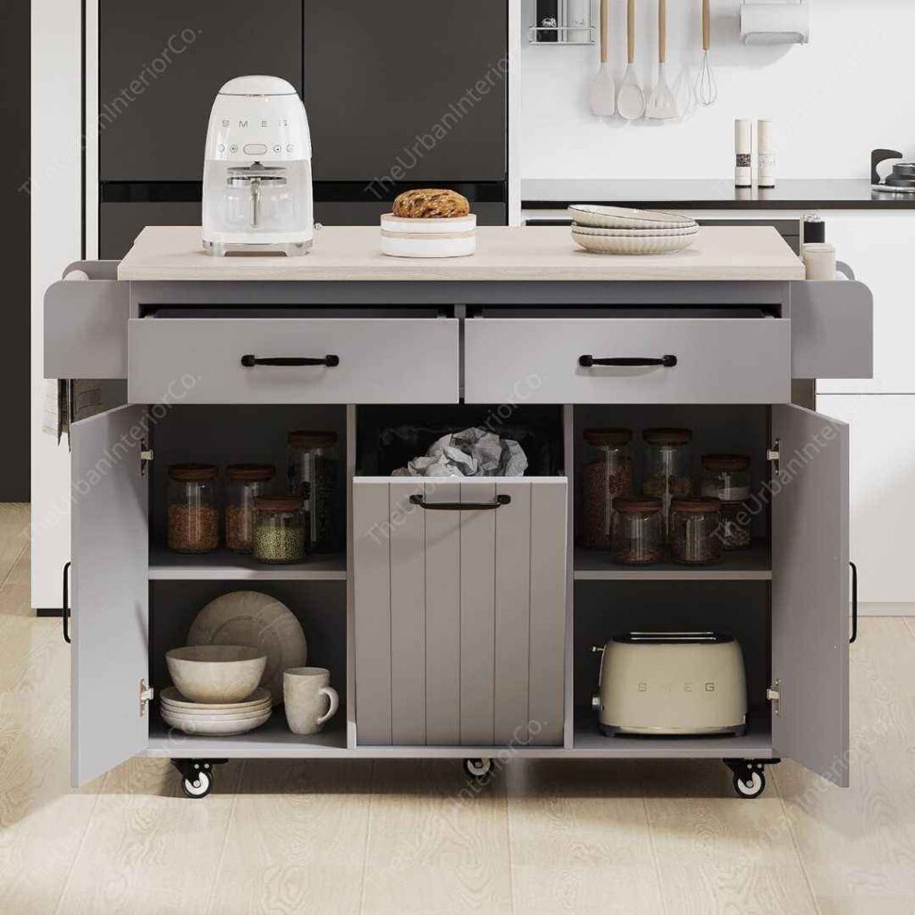 Brabrety Kitchen Island