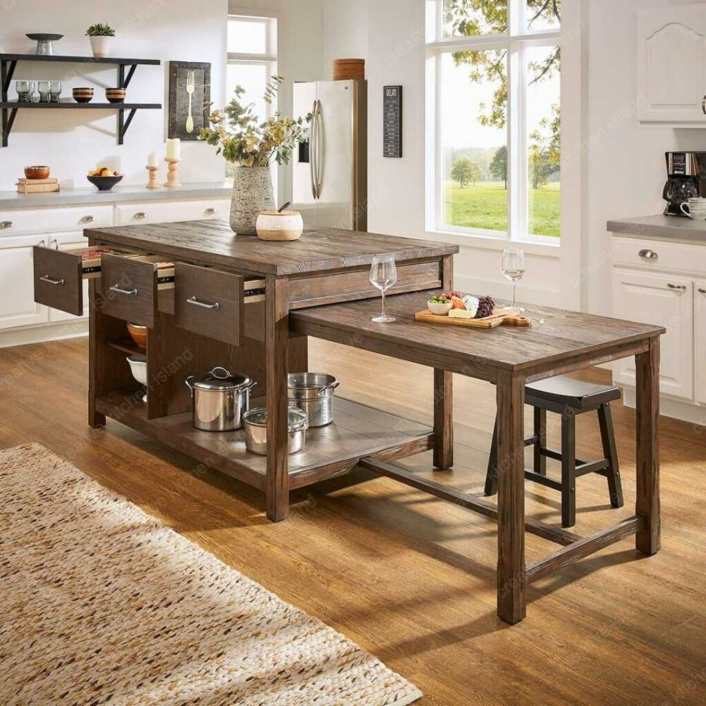 Extendable Kitchen Island