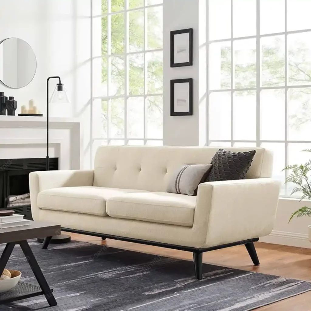 Modway Engage Mid-Century Modern Loveseat