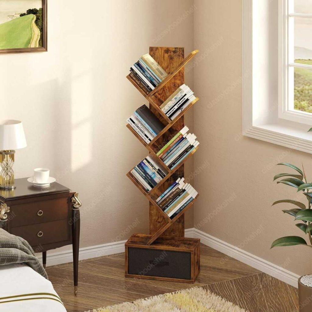 Rolanstar 7 Shelf Tree Bookshelf