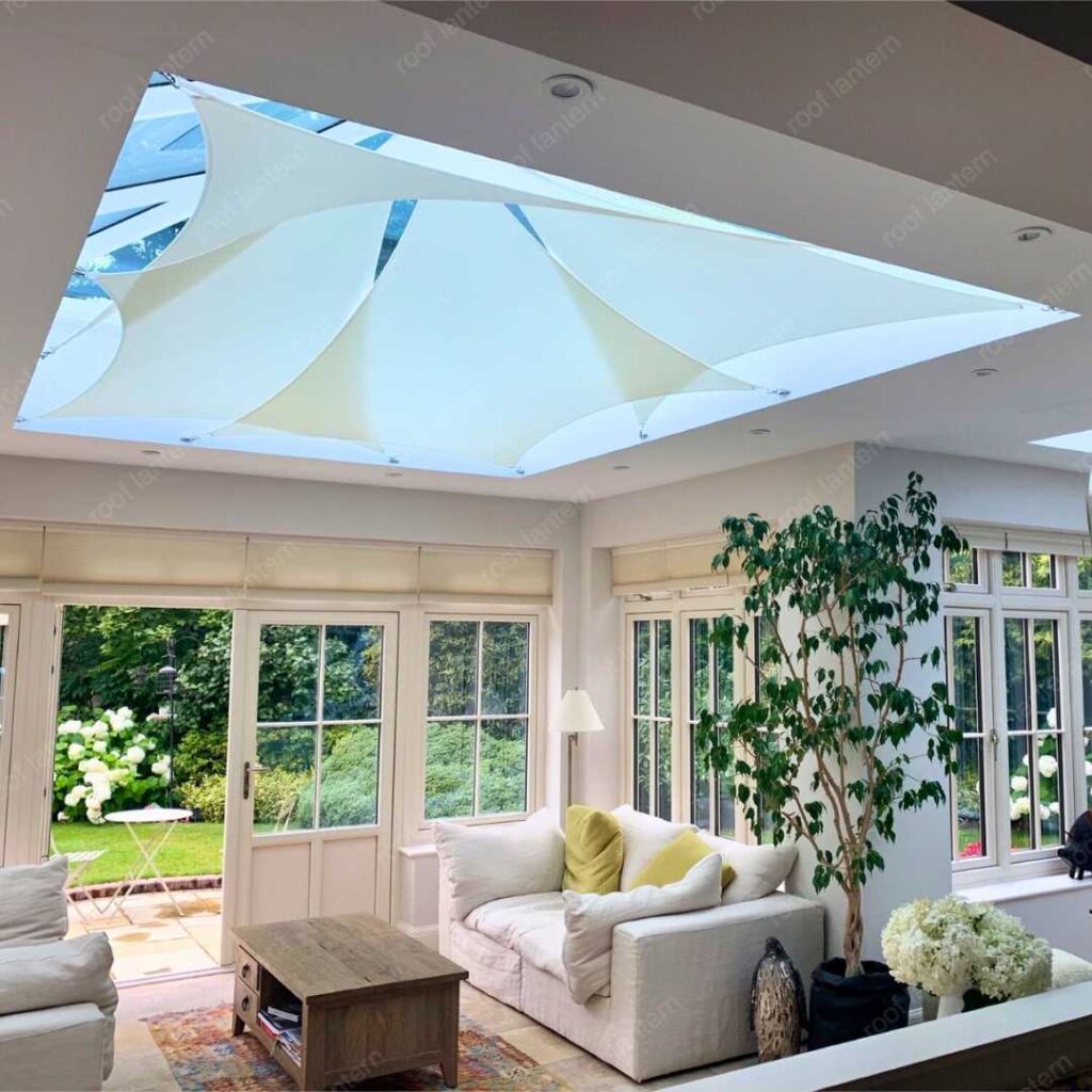 Roof Lantern with Sail Blinds