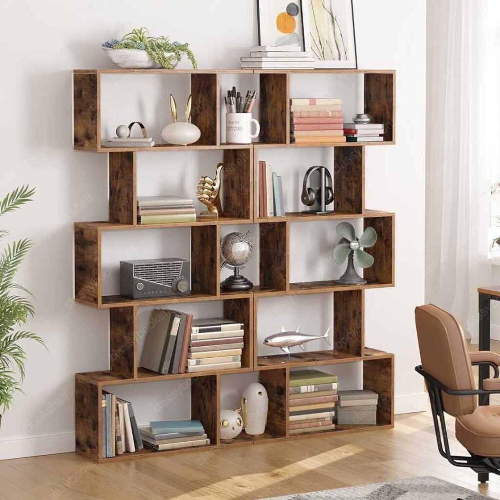 VASAGLE 5-Tier Decorative Bookshelf