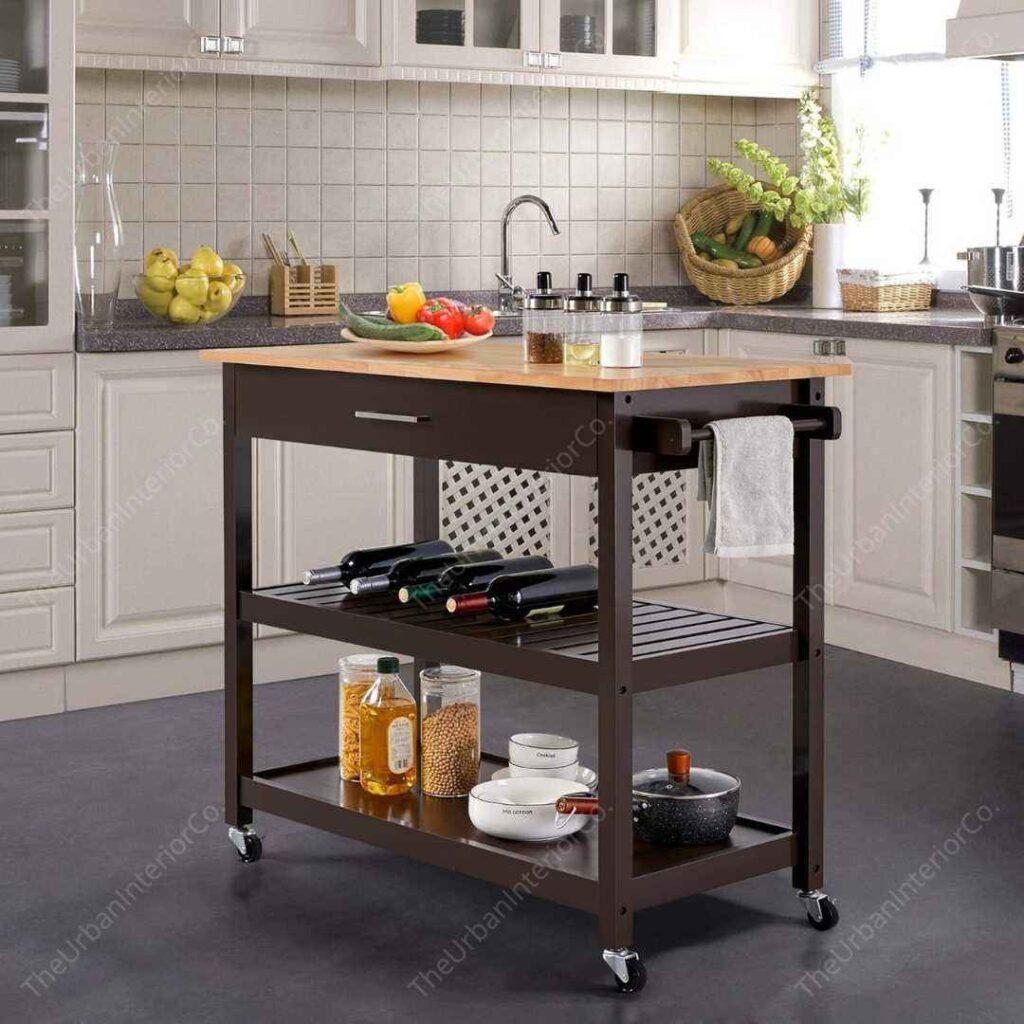 Yaheetech Kitchen Island on wheels