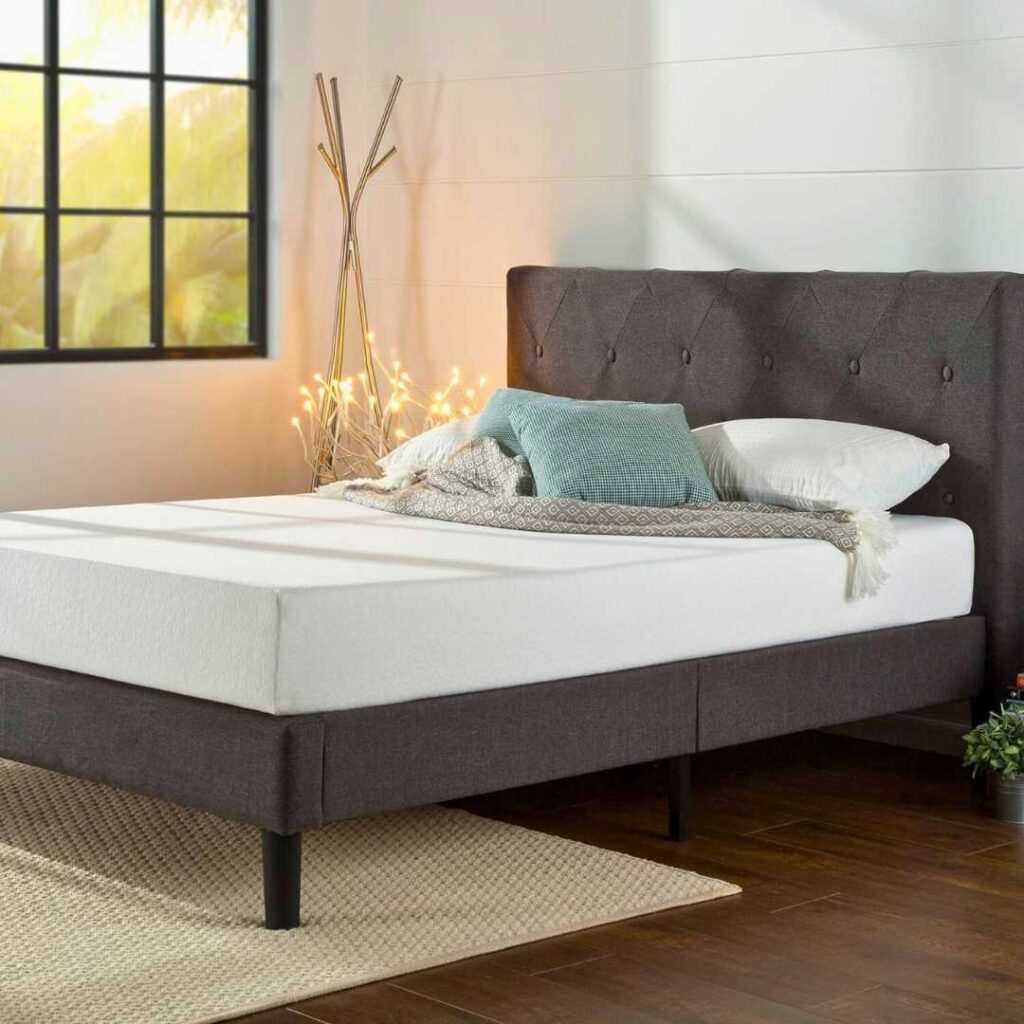 ZINUS Shalini Upholstered Platform Bed Frame