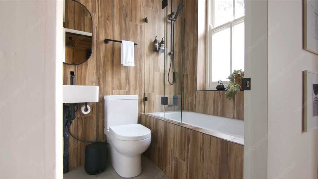 bathroom in the apartment