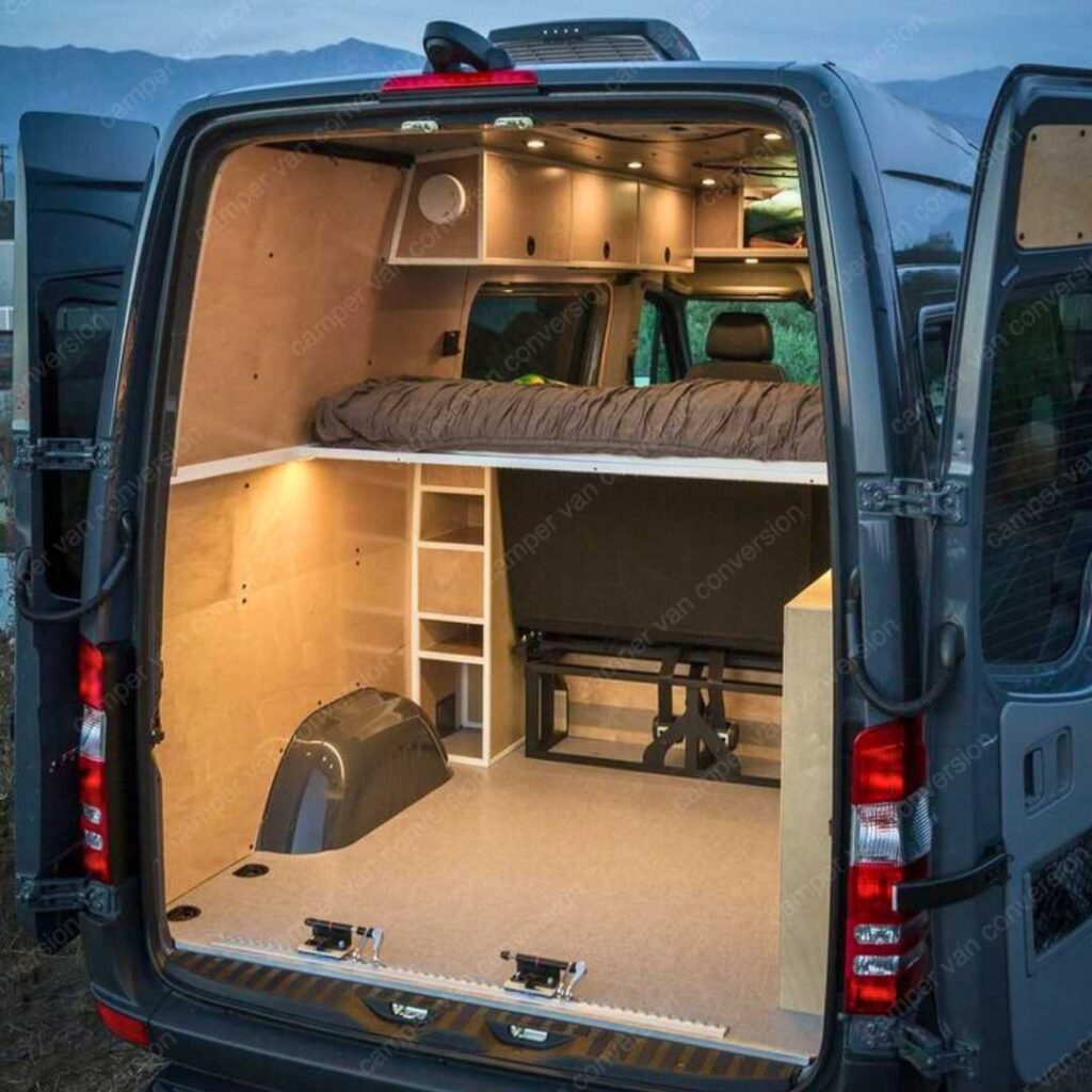 camper van storage management