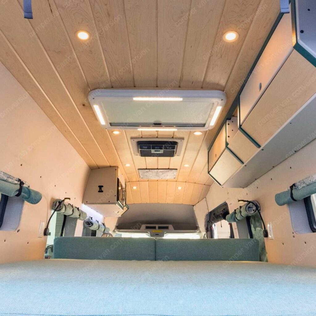 camper van with ventilation system