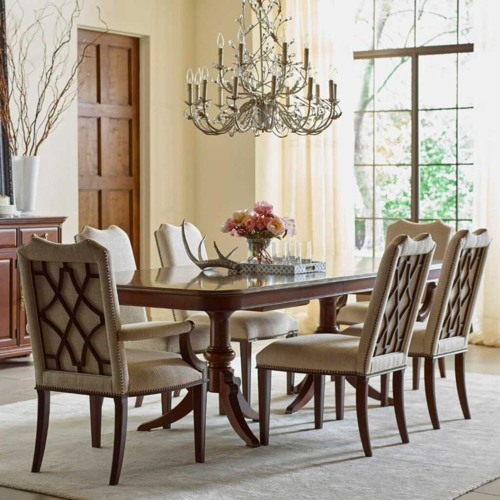 a classic dining room style