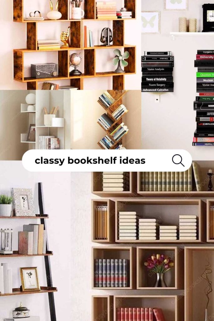 classy bookshelf ideas pinterest pin