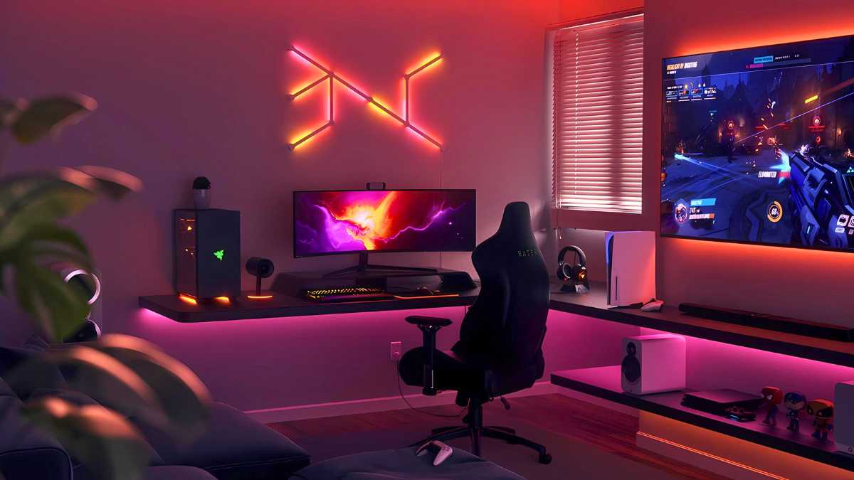 a cozy gaming room design