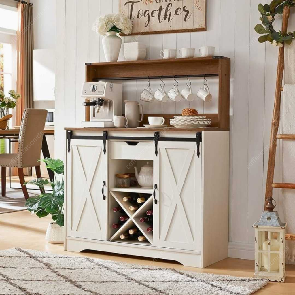 farmhouse coffee bar