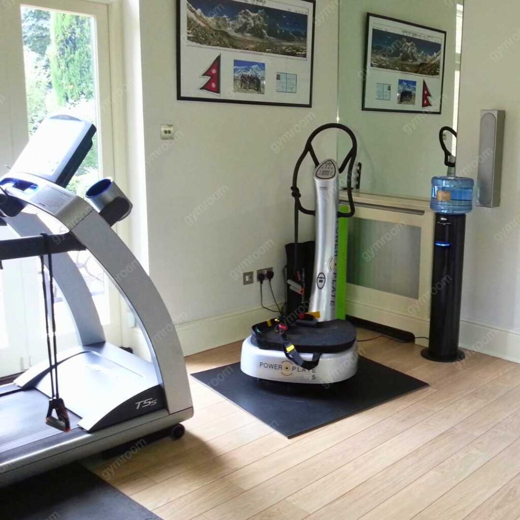 gym room with water dispenser