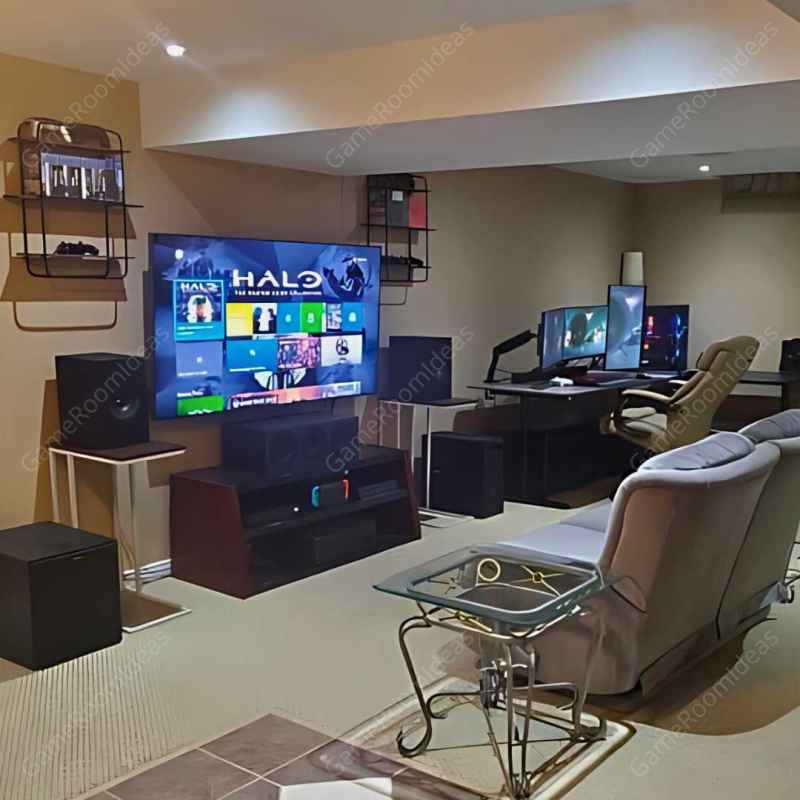 home theater gaming room setup