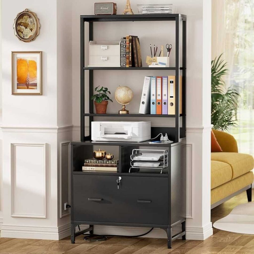 homieasy black file cabinet