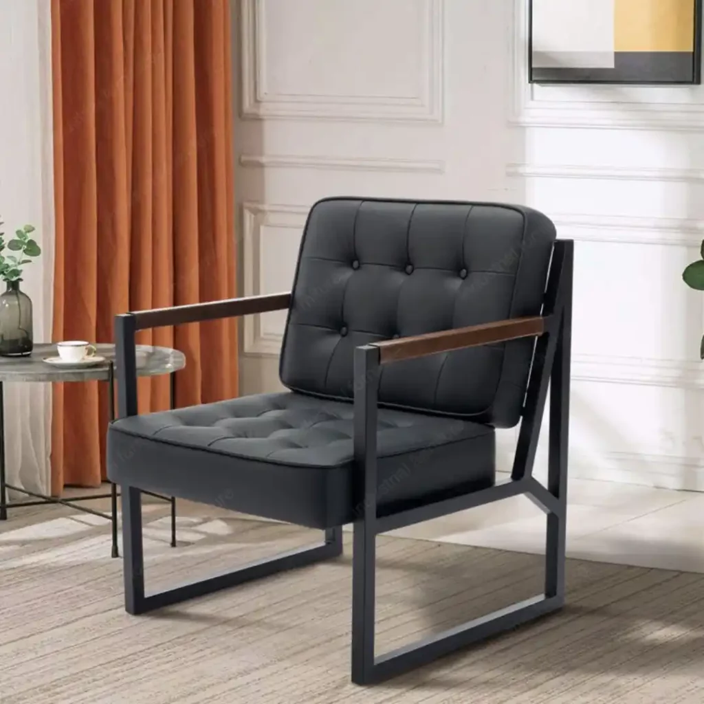 industrial accent chair