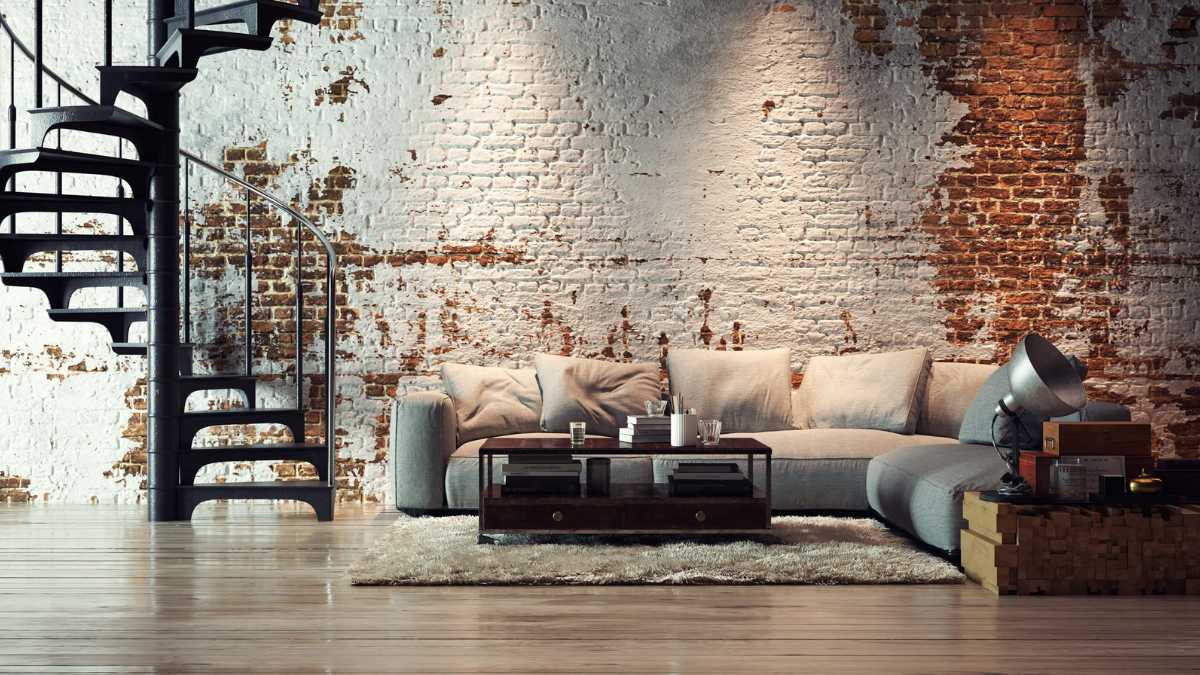 industrial living room