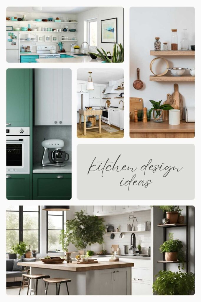 a pinterest pin about kitchen design ideas