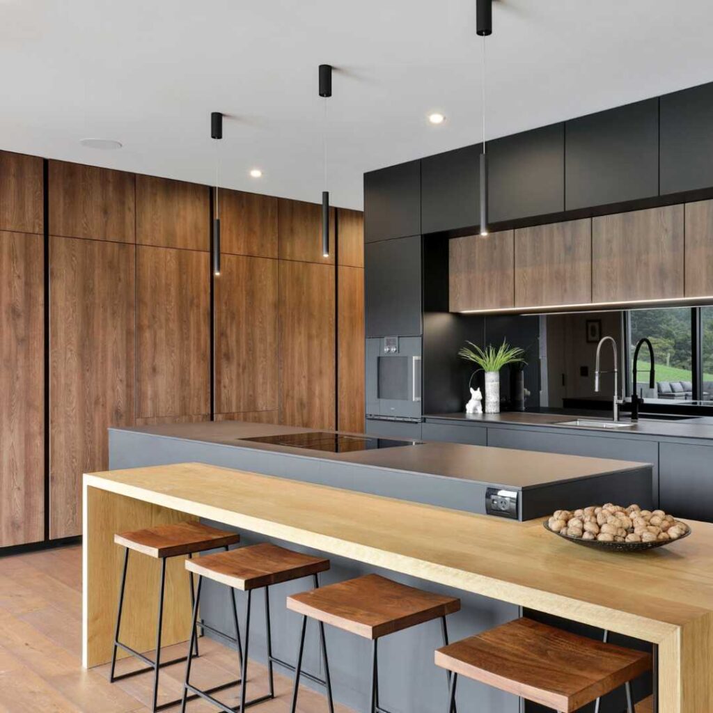 a kitchen design with Integrated Appliances