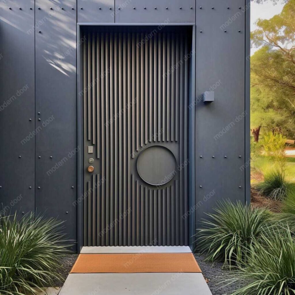 modern steel door