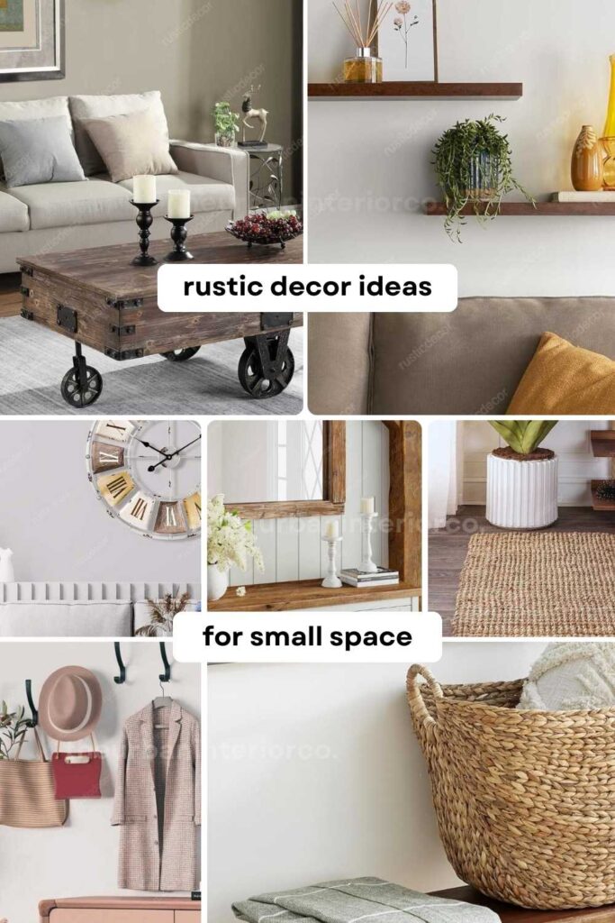 rustic decor ideas for small space pinterest pin