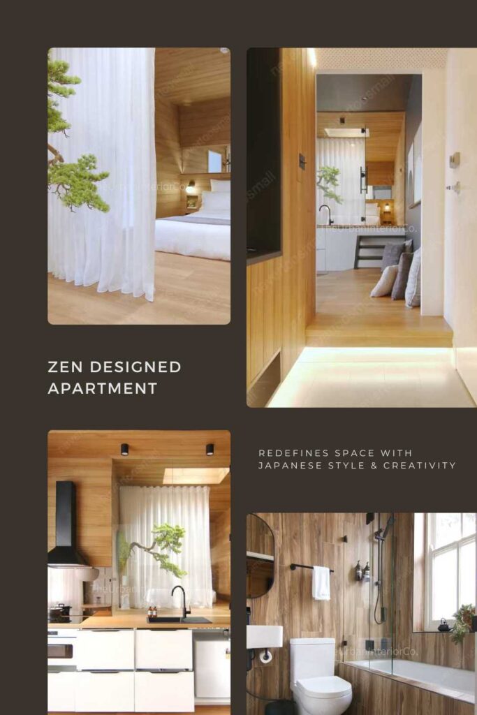 zen designed apartment pinterest pin