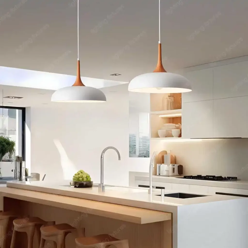 1-Light Modern Dome Pendant Light