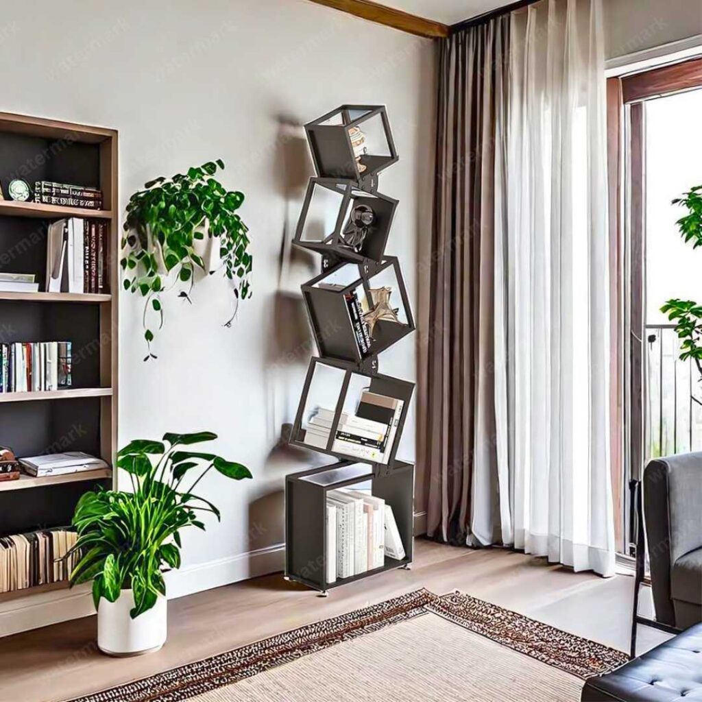 5 Tier Cube Bookshelf