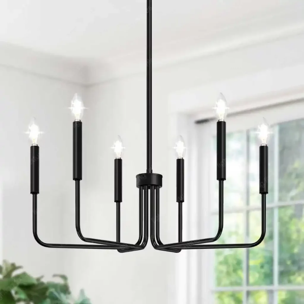 6-Light Dining Room Chandelier