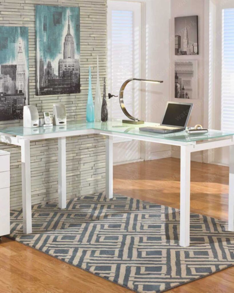 Ashley Baraga L-shaped Home Office Desk