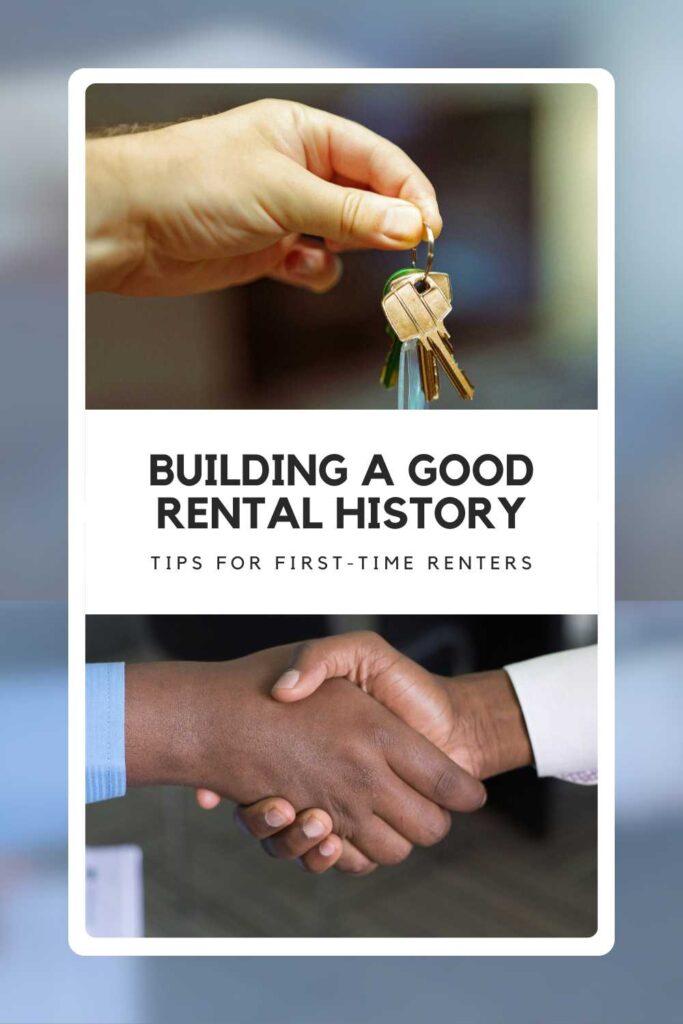 Building a Good Rental History pinterest pin