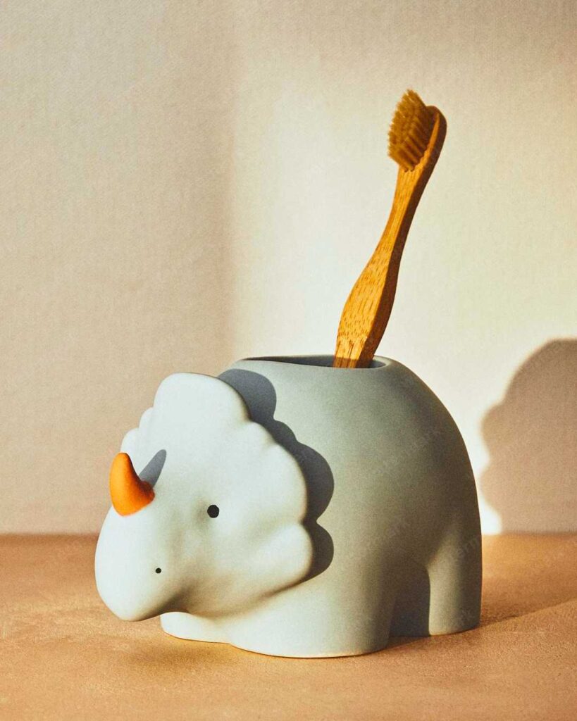 Dinosaur Toothbrush Holder