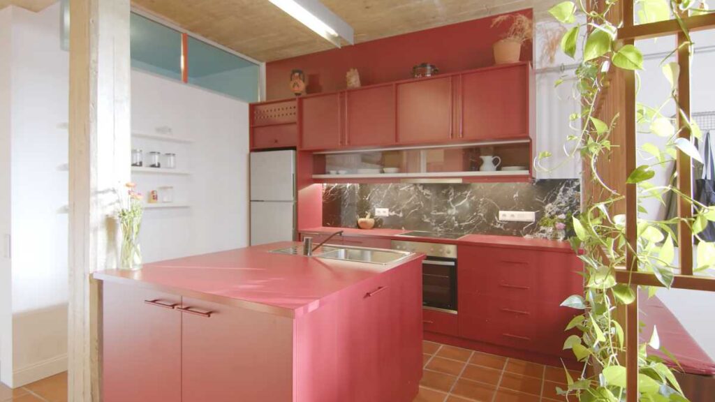 Ilioupoli Semi-Basement Apartment kitchen