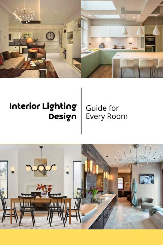 Interior Lighting Design Guide pinterest pin