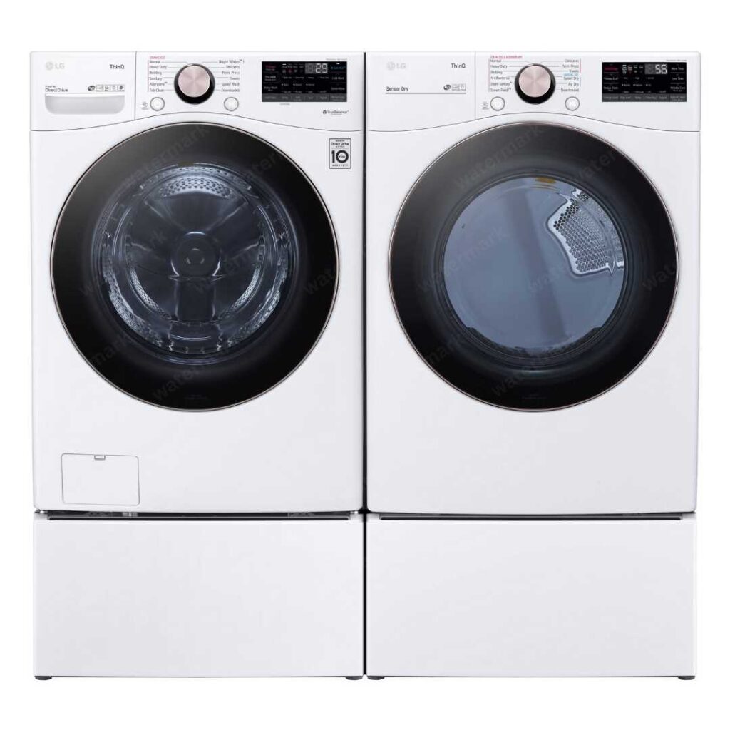 LG WM4000H washer and LG DLEX4000 dryer