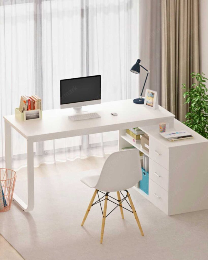 Latwon L-Shape Desk