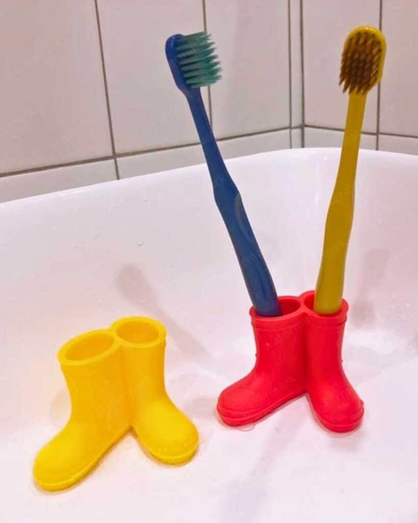 Mini Rain Boots Toothbrush Holder