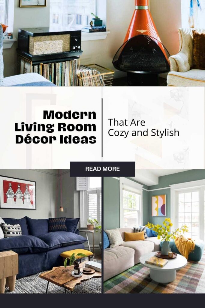 Modern Living Room Décor Ideas pinterest pin