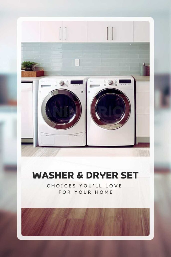 Washer & Dryer Set pinterest pin