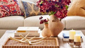 a coffee table decoration for fall season