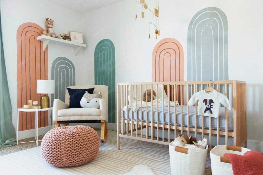 a cute nursery room