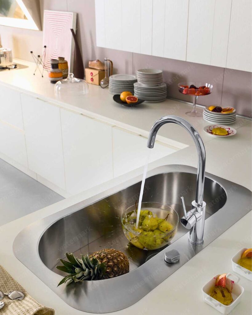 a drop in stainless steel kitchen sink