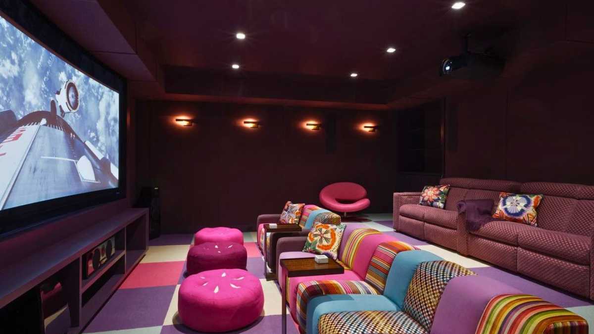 a movie room