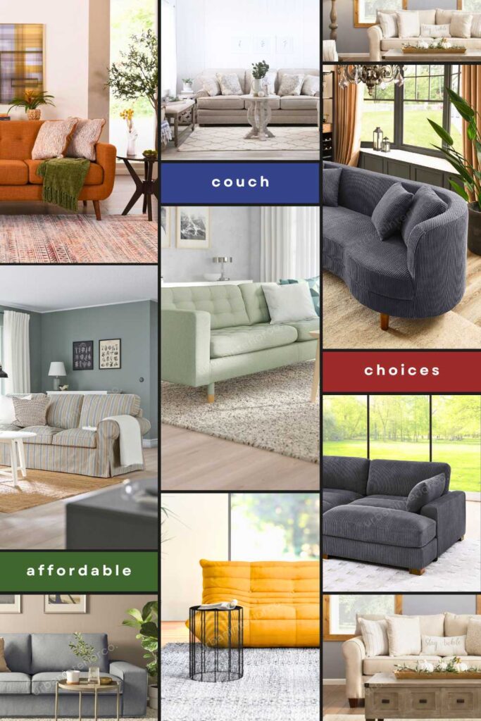 couch under $1000 recommendations pinterest pin