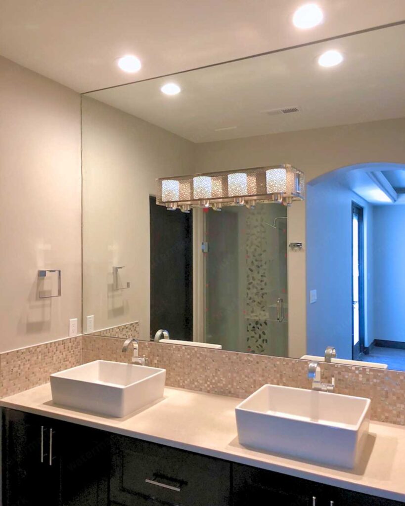 bathroom wall mirror design