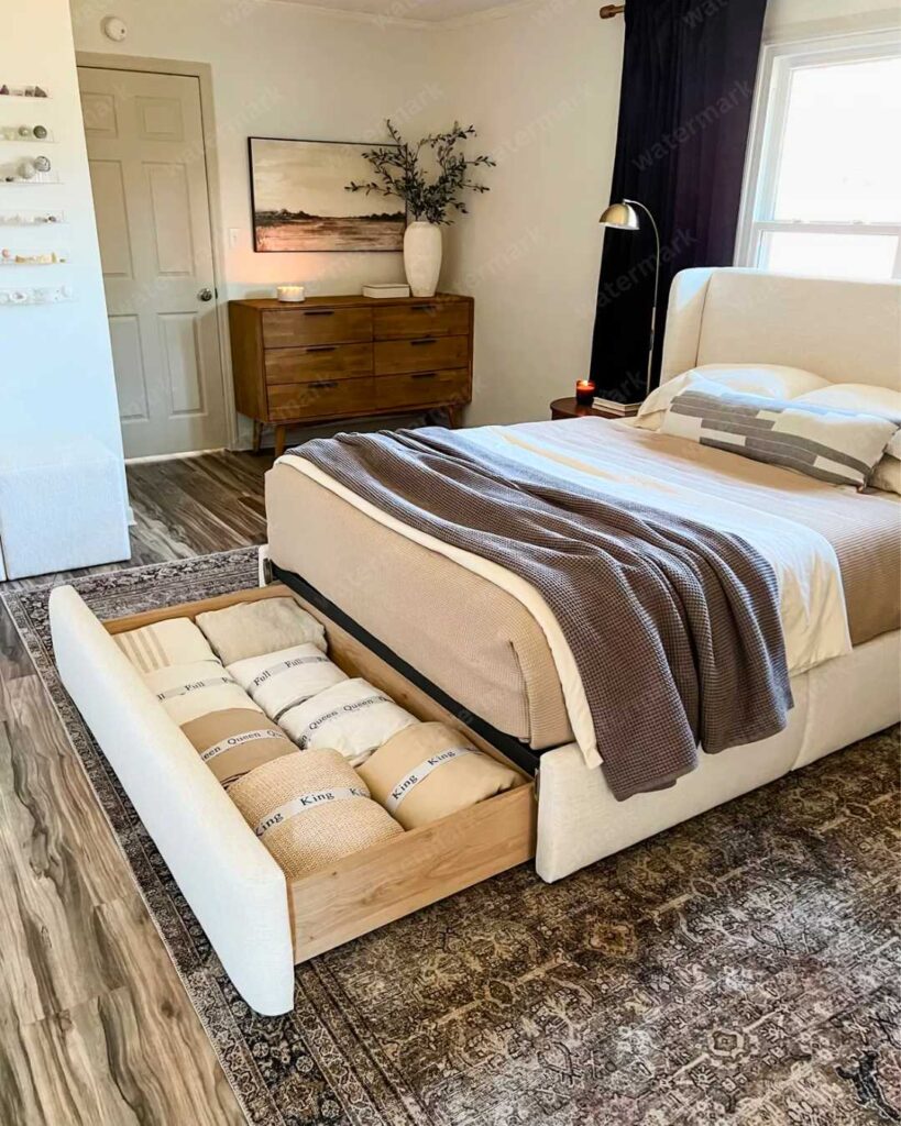 bed with storage