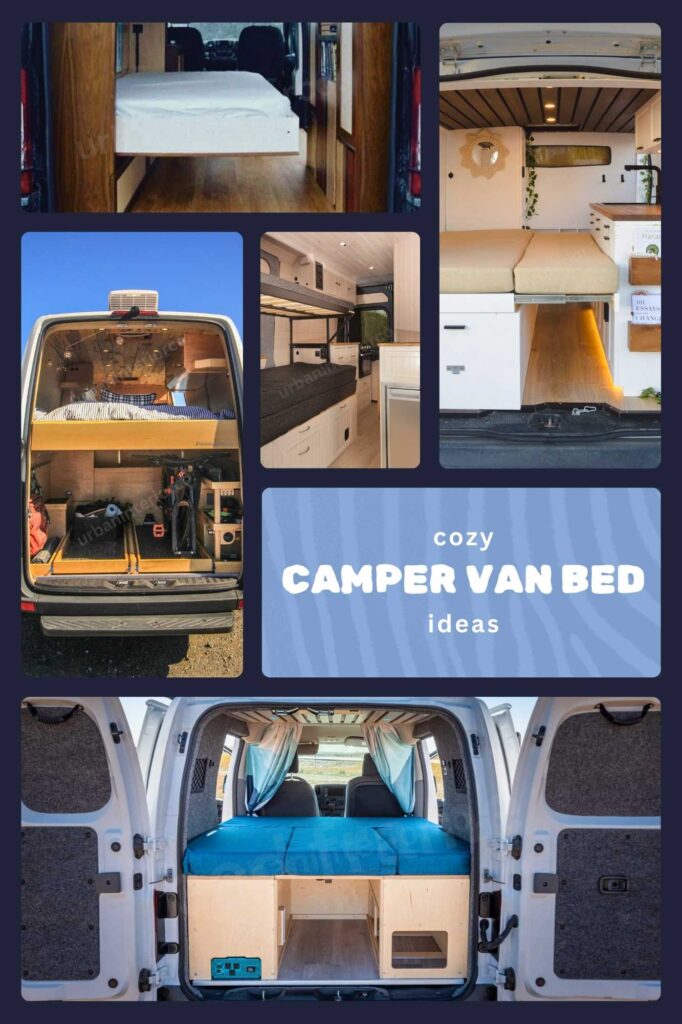 camper van bed Ideas pinterest pin