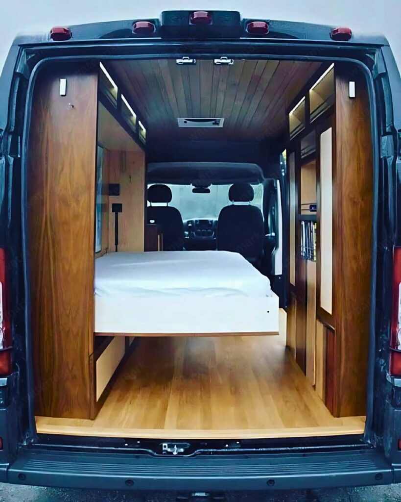 camper van folding murphy bed