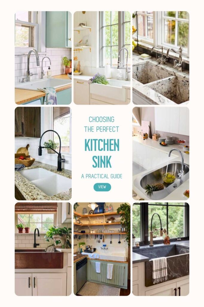 choosing kitchen sink pinterestt pin