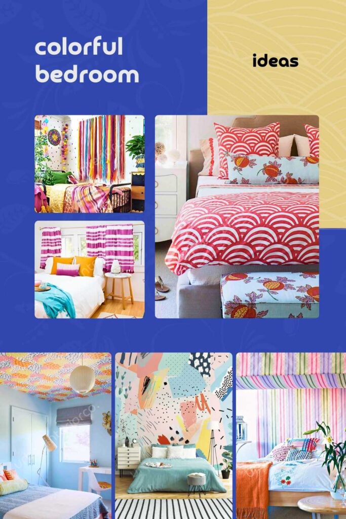 colorful bedroom ideas pinterest pin