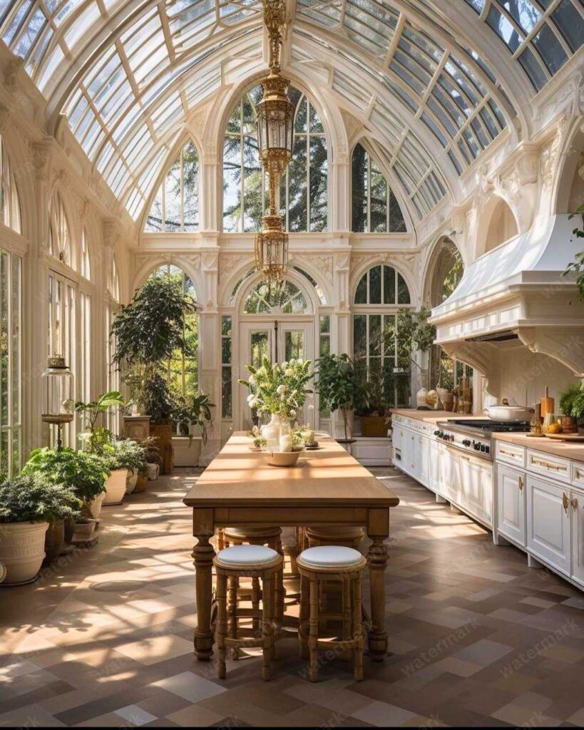 conservatory kitchen design idea